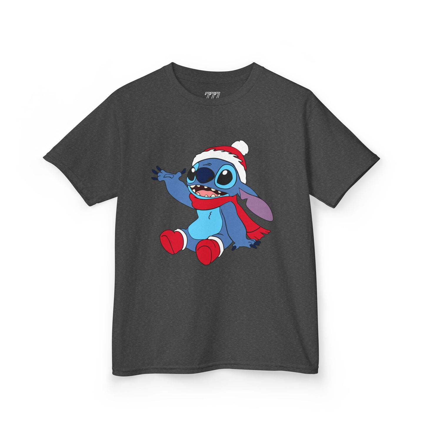 Jolly Alien Kids Christmas T-Shirt – Cute Blue Alien Holiday Tee for Kids