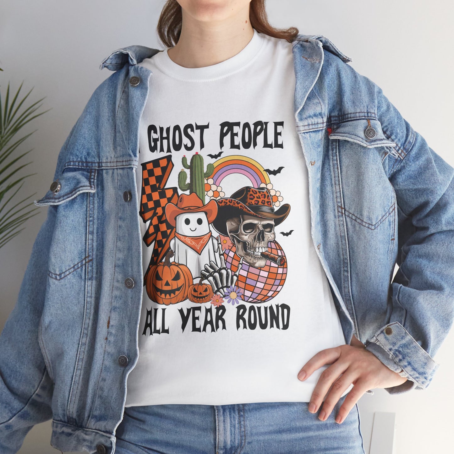 I Ghost People All Year Round Unisex Heavy Cotton T-Shirt
