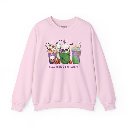 Dead Inside But Spiced II Unisex Heavy Blend Crewneck Sweatshirt