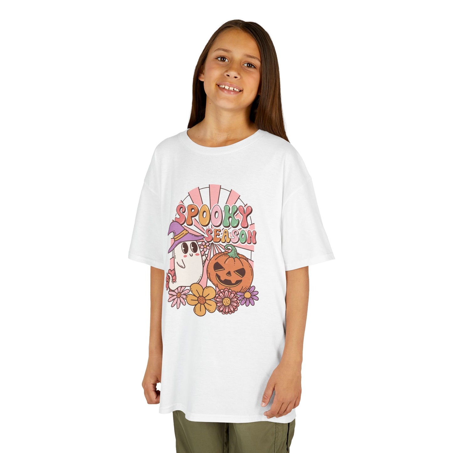 Spooky Season Kids Heavy Cotton T-Shirt