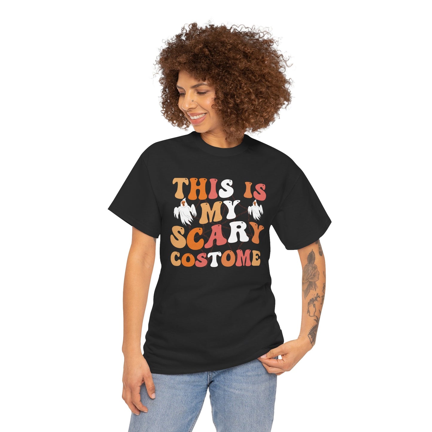 This Is My Scary Costume II Unisex Heavy Cotton T-Shirt