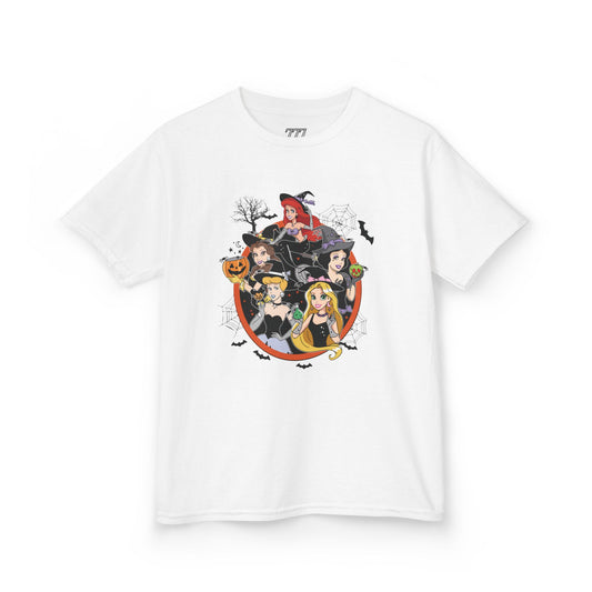 Princess Halloween-Themed Kids Heavy Cotton T-Shirt