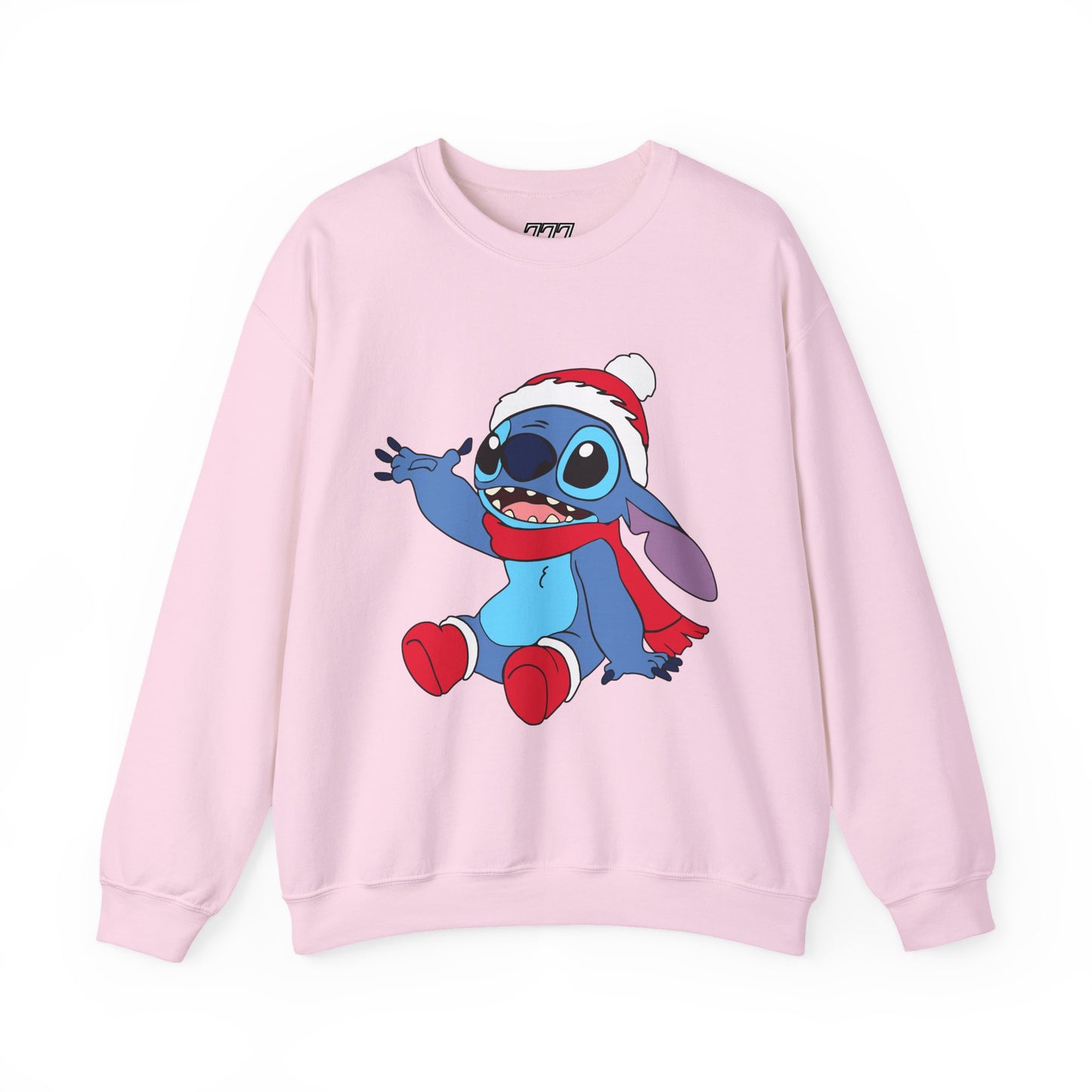 Jolly Alien Christmas Crewneck – Cute Blue Alien Holiday Sweatshirt (Unisex)