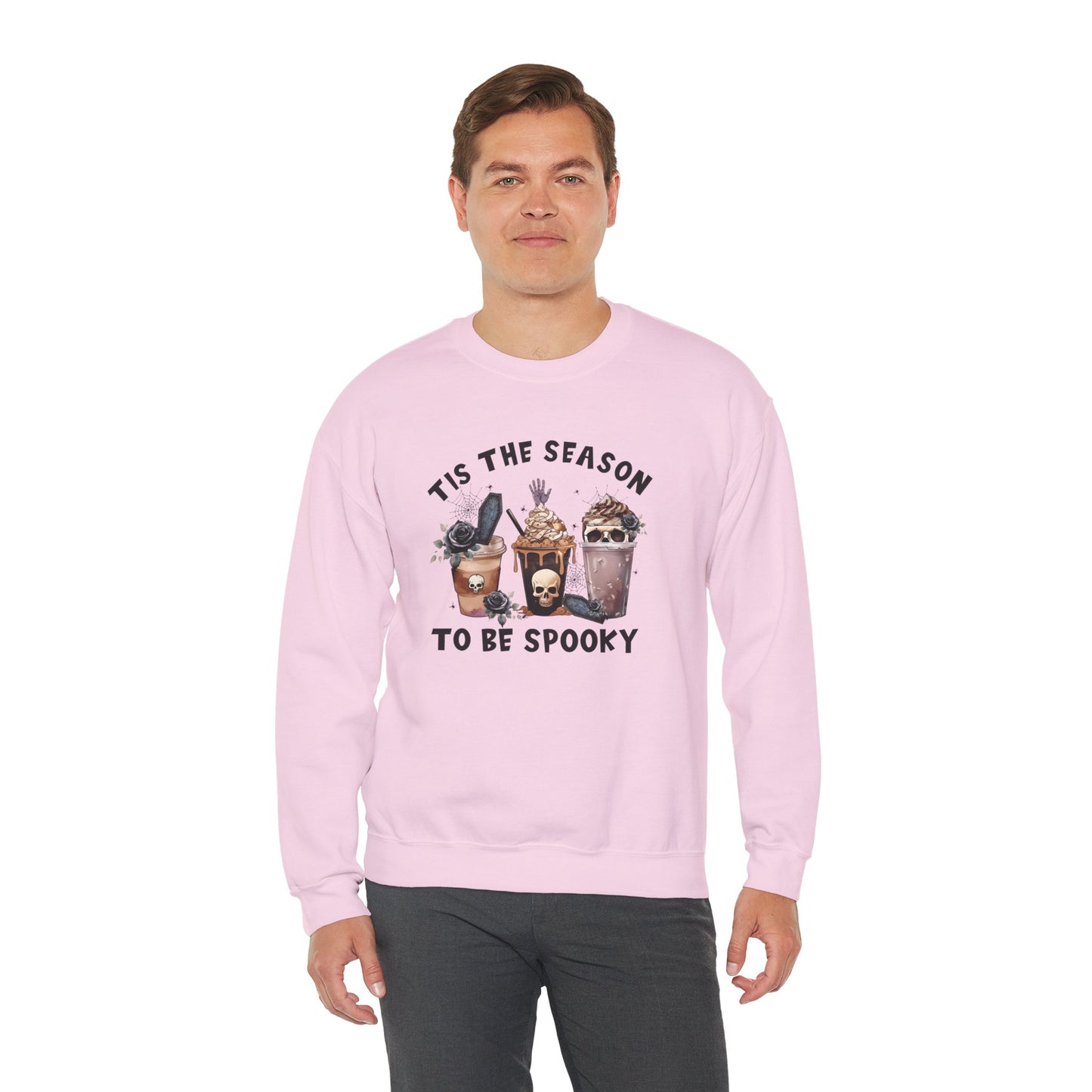 Tis The Season To Be Spooky Unisex Heavy Blend Crewneck Sweatshirt