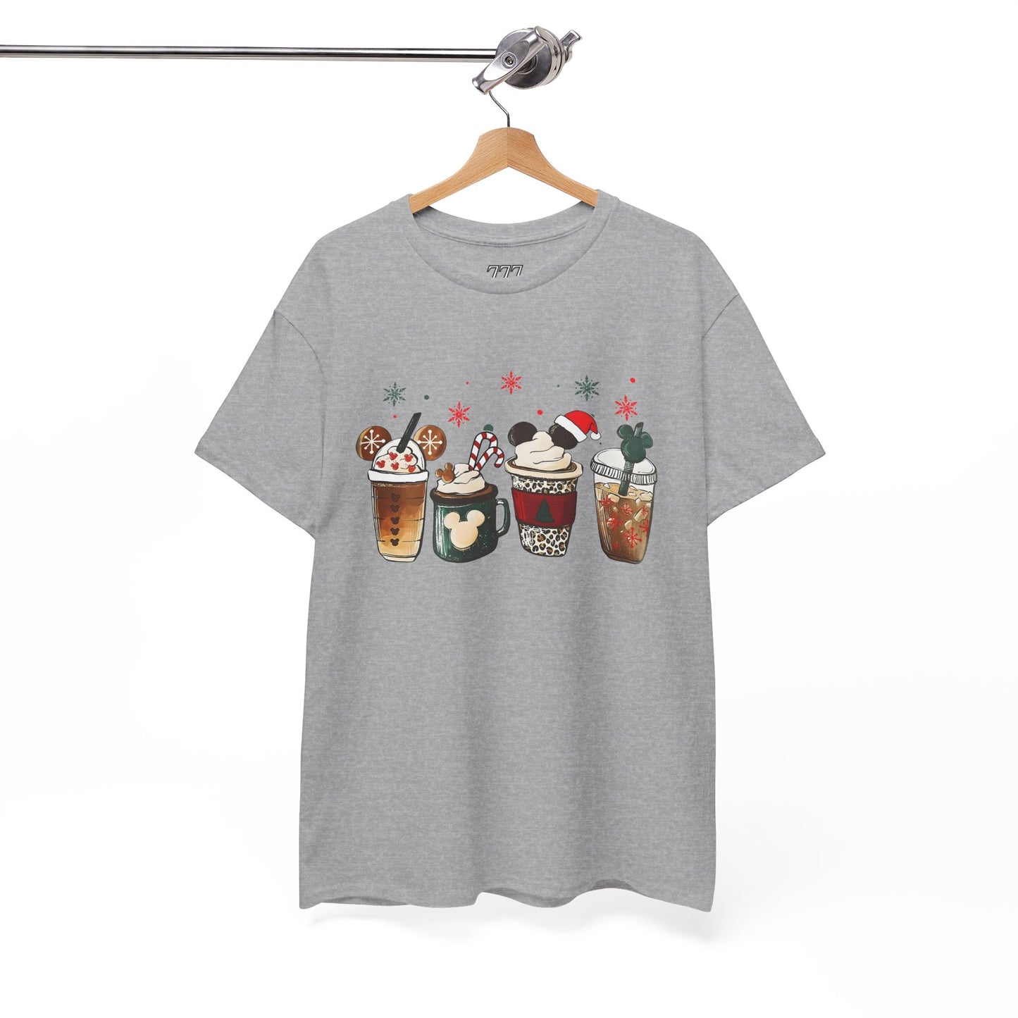 Christmas Coffee Lovers T-Shirt – Cute Holiday Drink Art Tee (Unisex)