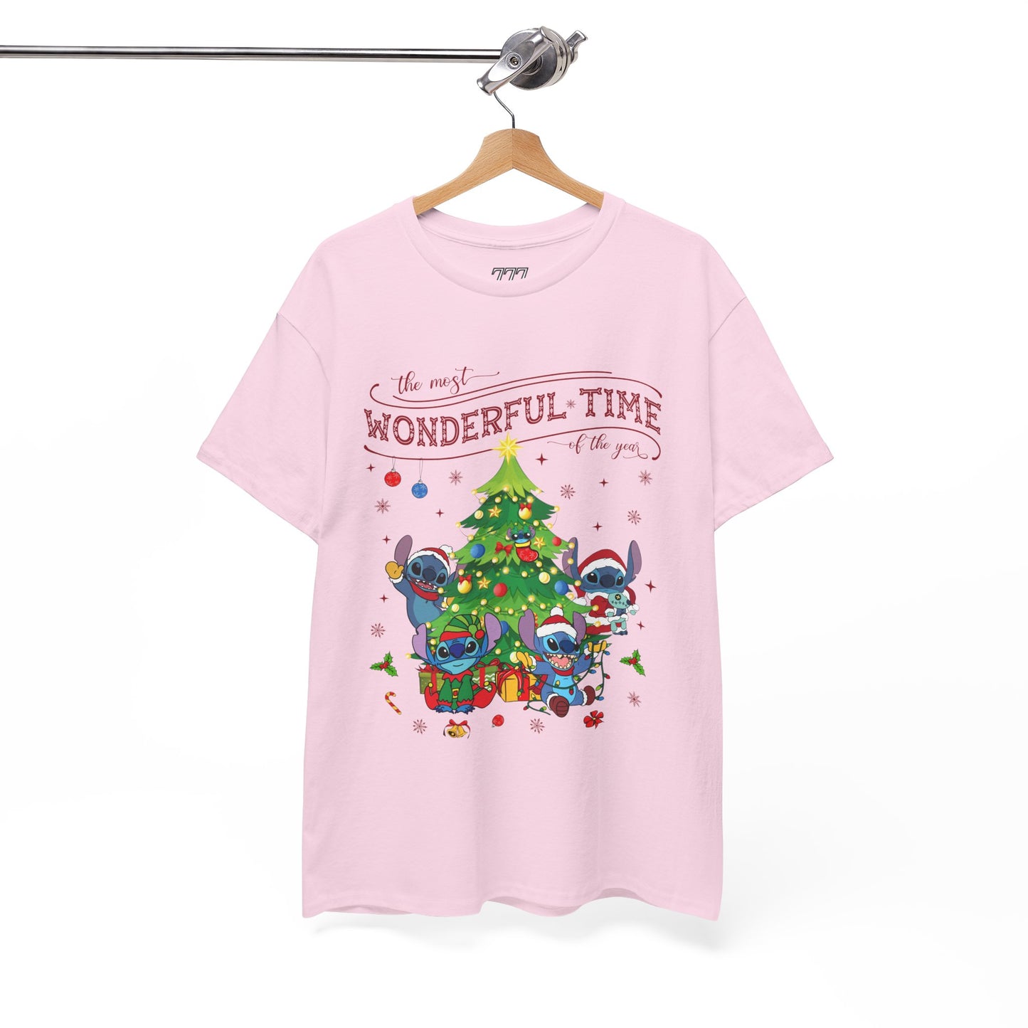 The Most Wonderful Time of the Year Christmas Tee – Cute Holiday Characters Festive Unisex Heavy Cotton T-Shirt