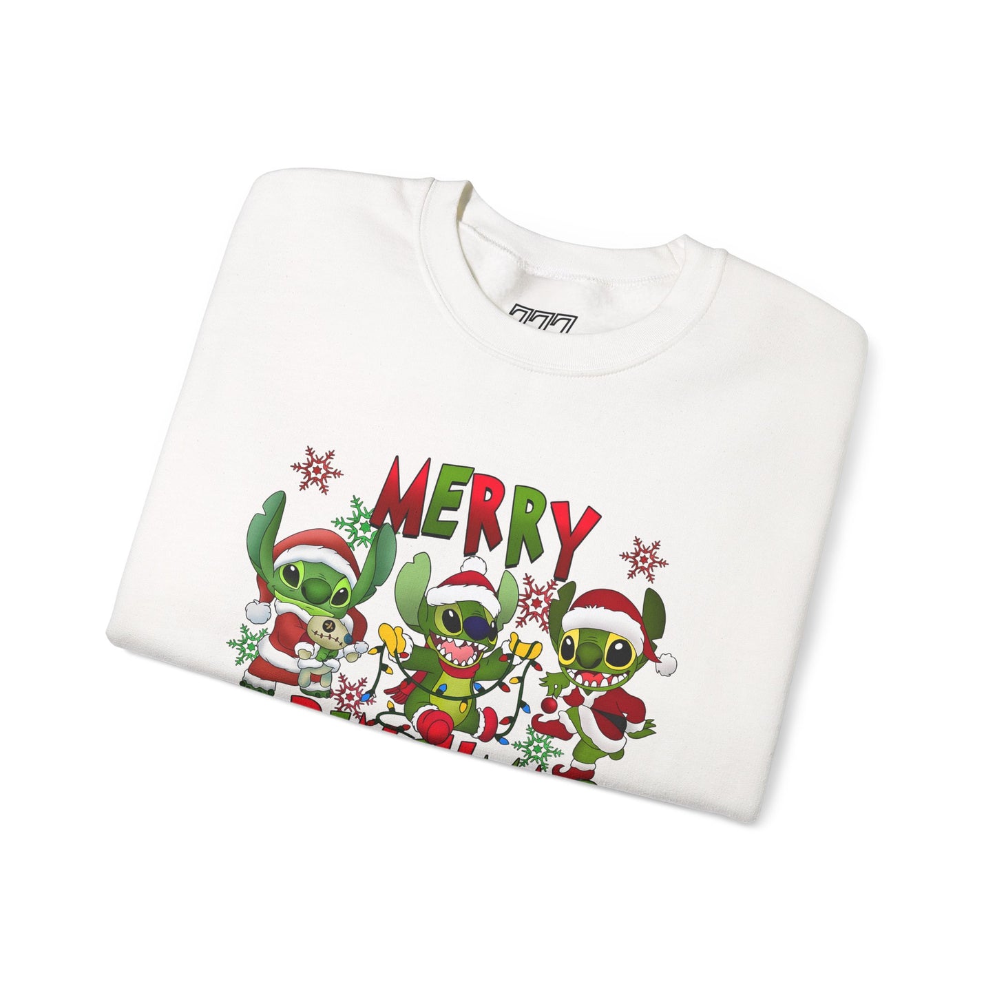 Merry Grinchmas Sweatshirt – Funny Christmas Unisex Heavy Blend Holiday Crewneck