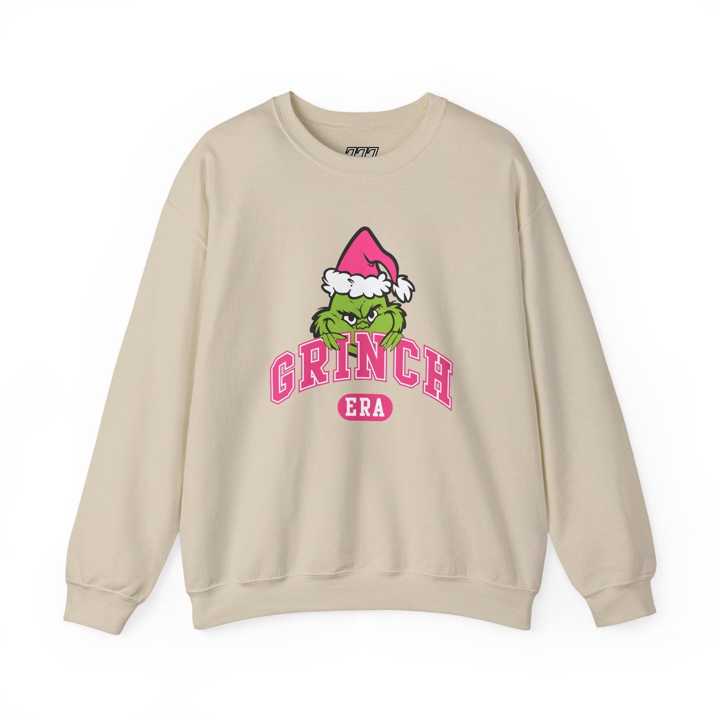 Grinch Era Christmas Crewneck – Cozy Pink Santa Grinch Sweatshirt (Unisex)