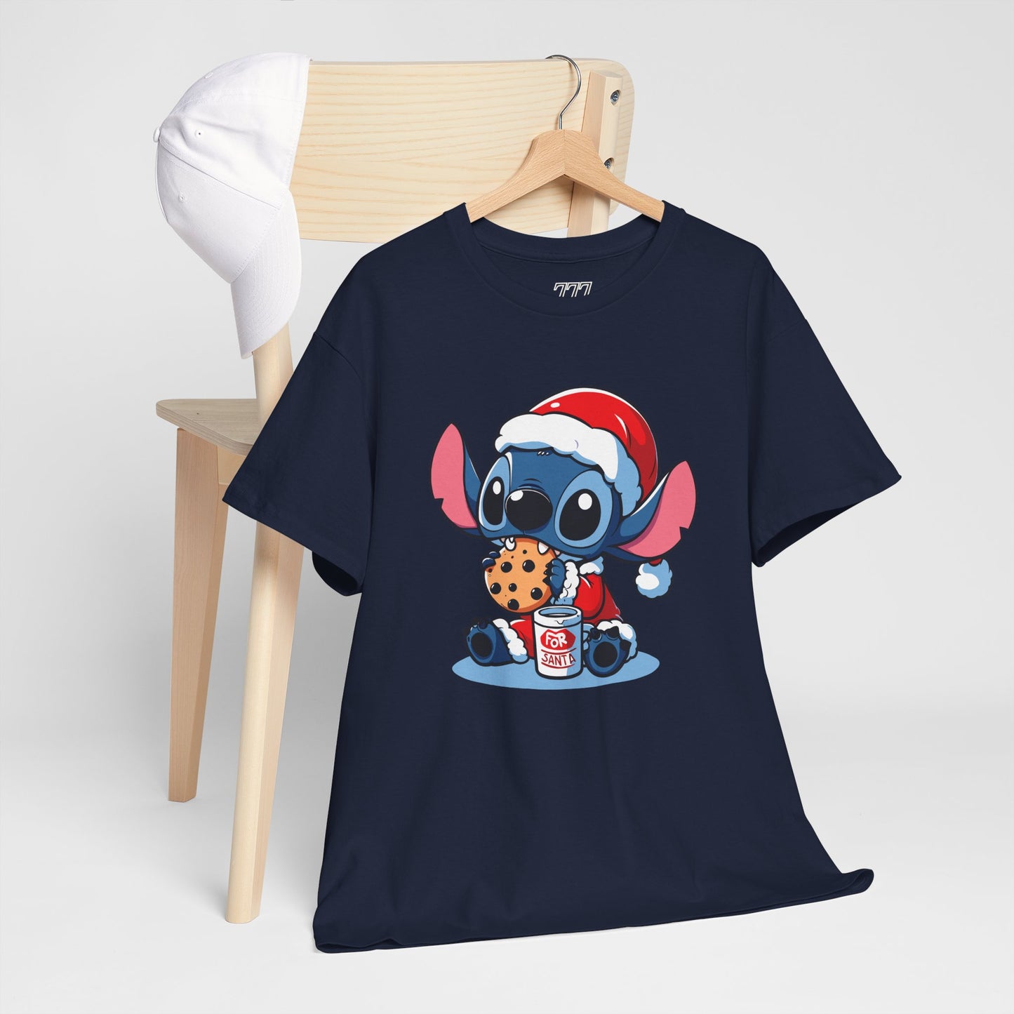 Saint Stitch Christmas T-Shirt – Cute Holiday Alien Unisex Heavy Cotton Tee