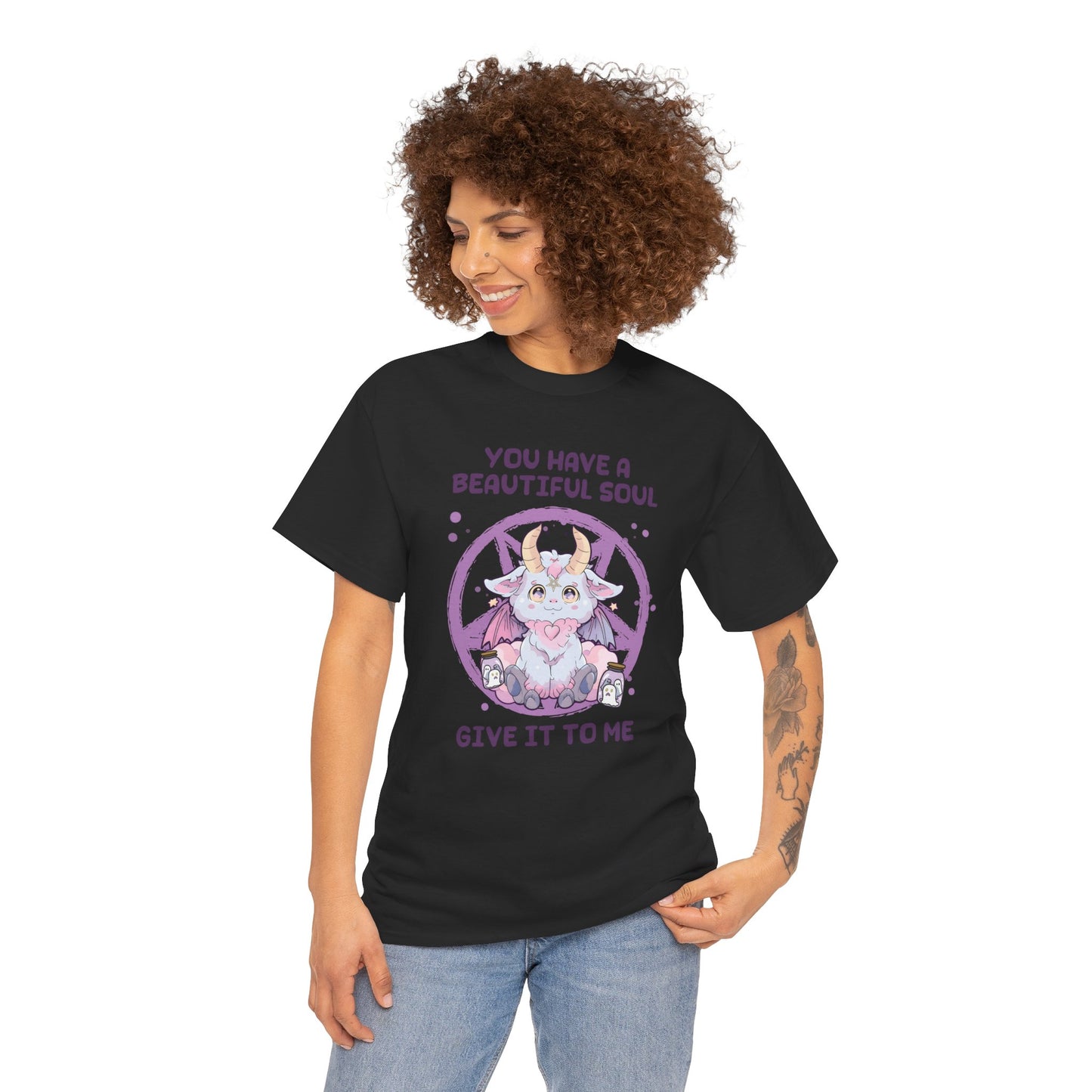 You Have Beautiful Soul, Give It To Me Women's Heavy Cotton T-Shirt