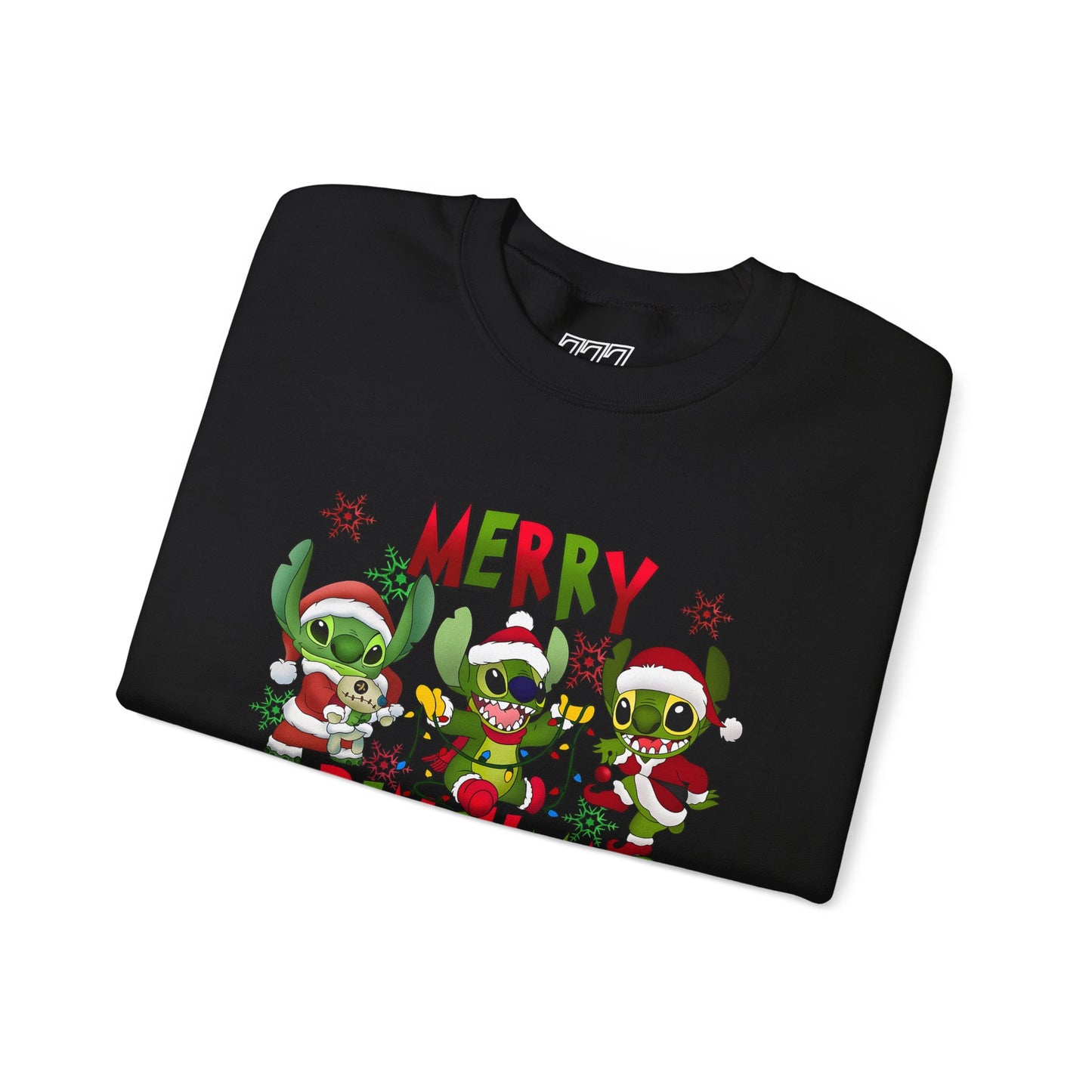 Merry Grinchmas Sweatshirt – Funny Christmas Unisex Heavy Blend Holiday Crewneck