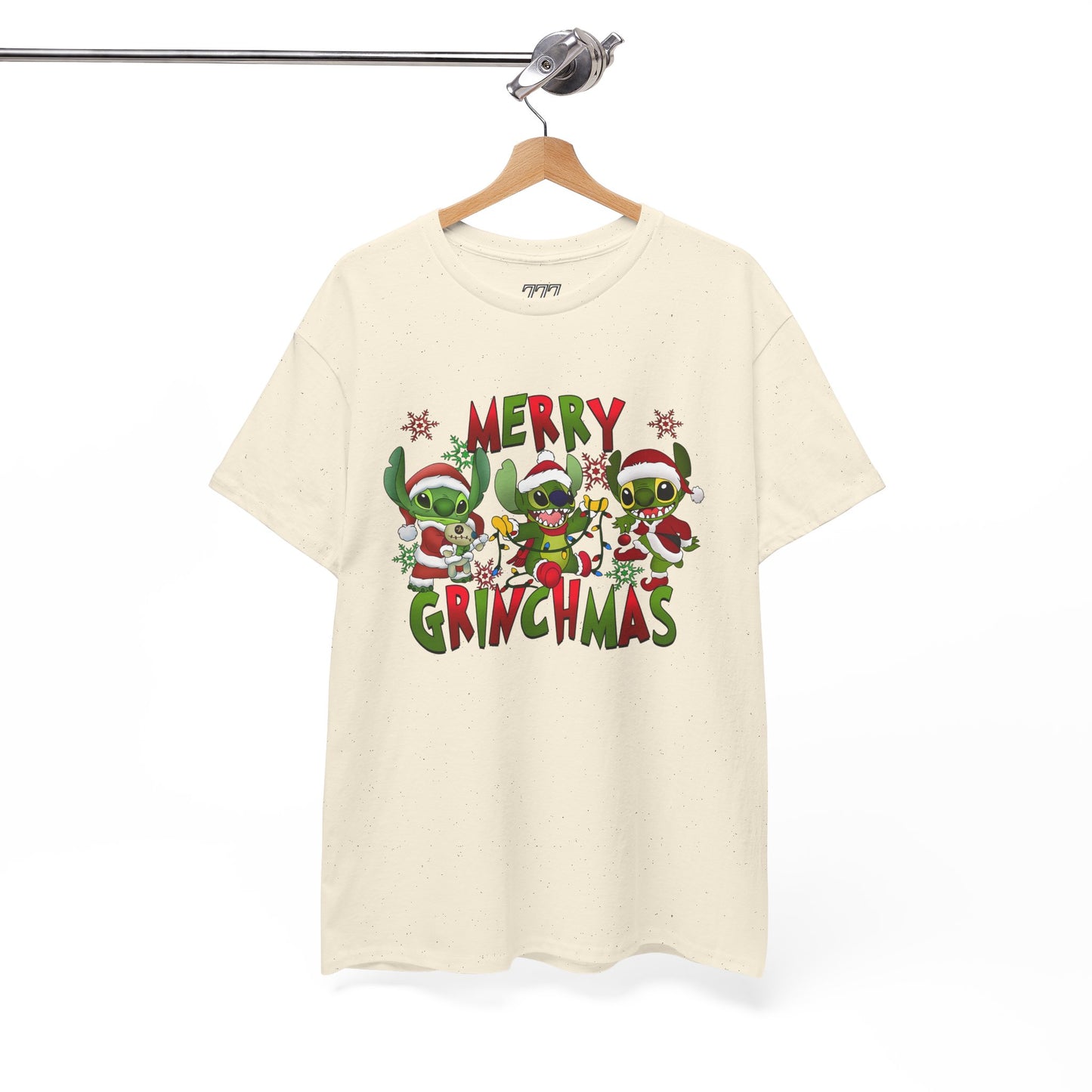 Merry Grinchmas T-Shirt – Funny Christmas Unisex Heavy Cotton Holiday Tee