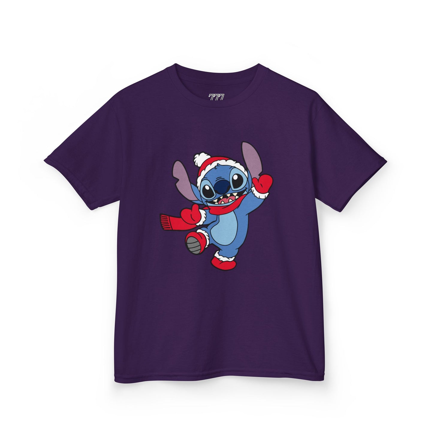 Festive Alien Kids Christmas T-Shirt – Cute Blue Alien Holiday Tee for Kids