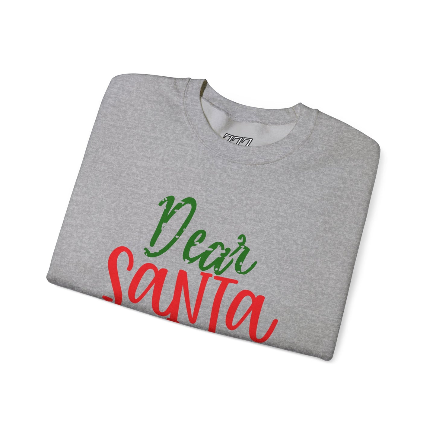 Dear Santa Let Me Explain Sweatshirt – Funny Christmas Unisex Heavy Blend Crewneck