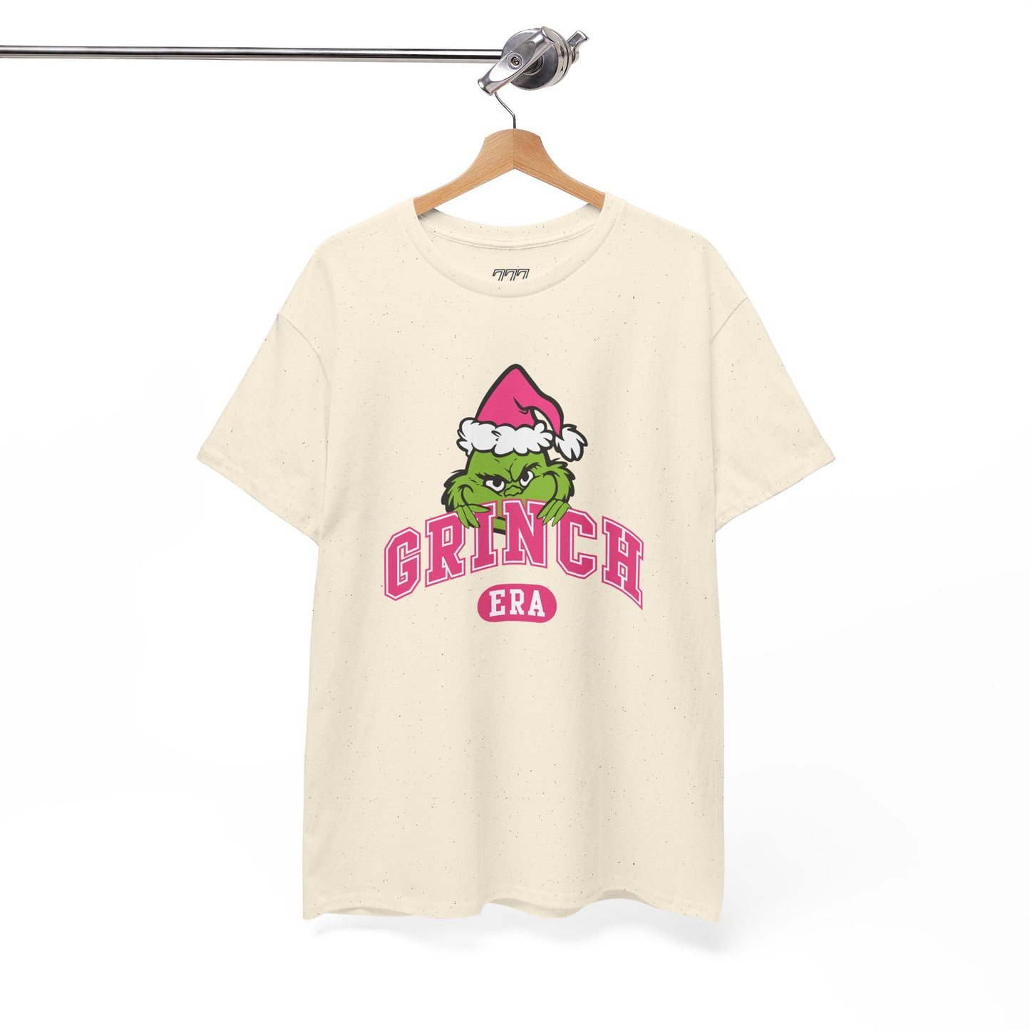 Grinch Era Christmas T-Shirt – Cute Pink Santa Grinch Graphic Tee (Unisex)