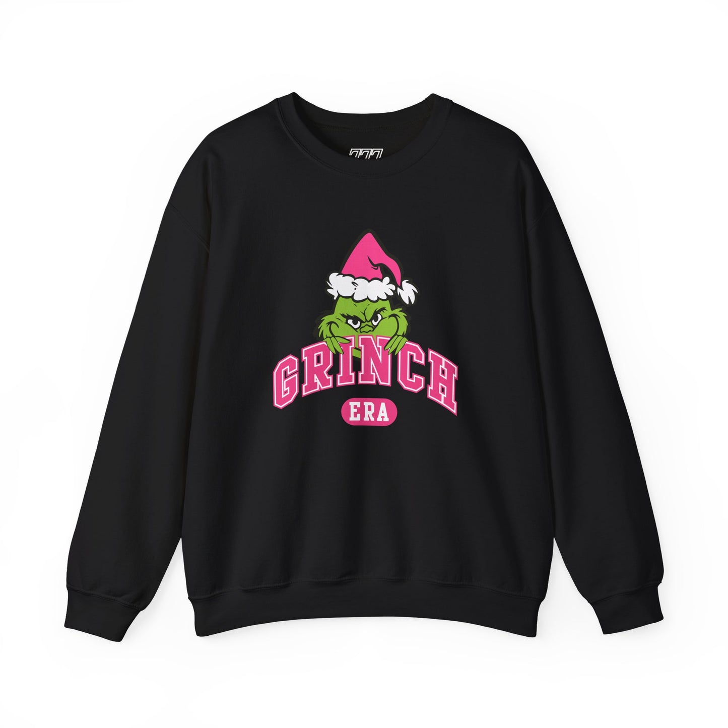 Grinch Era Christmas Crewneck – Cozy Pink Santa Grinch Sweatshirt (Unisex)