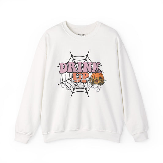 Drink Up Witches Women's Heavy Blend Crewneck Sweatshirt