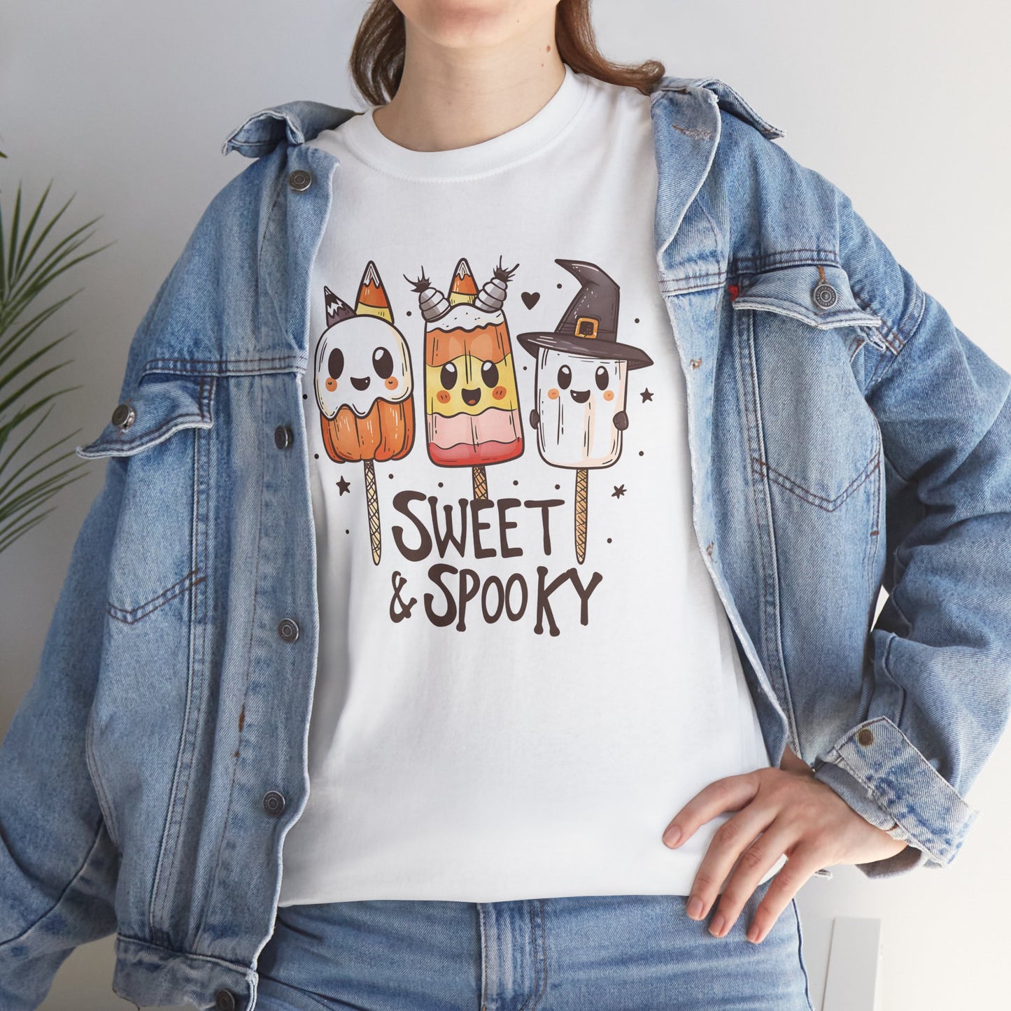 Sweet & Spooky Women's Heavy Cotton T-Shirt