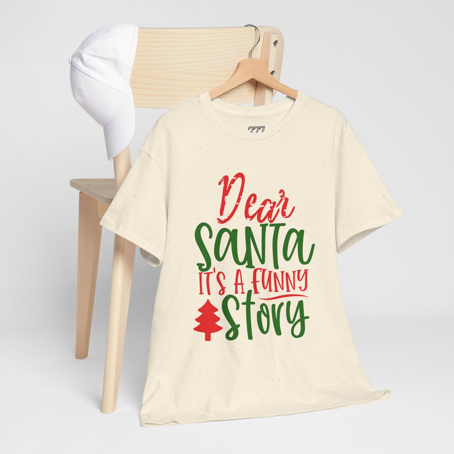 Dear Santa It’s a Long Story Christmas T-Shirt – Funny Holiday Tee (Unisex)