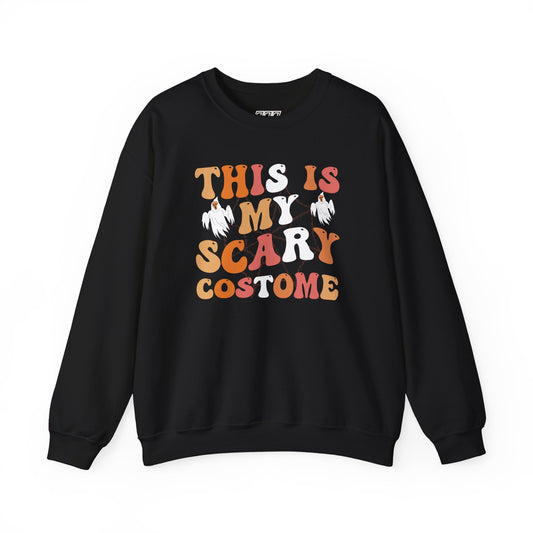 This Is My Scary Costume II Unisex Heavy Blend Crewneck Sweatshirt