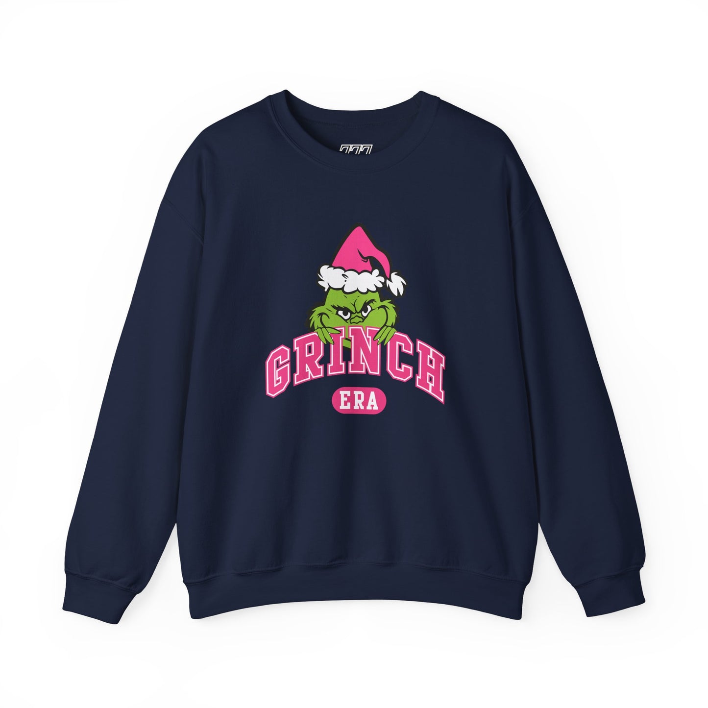 Grinch Era Christmas Crewneck – Cozy Pink Santa Grinch Sweatshirt (Unisex)