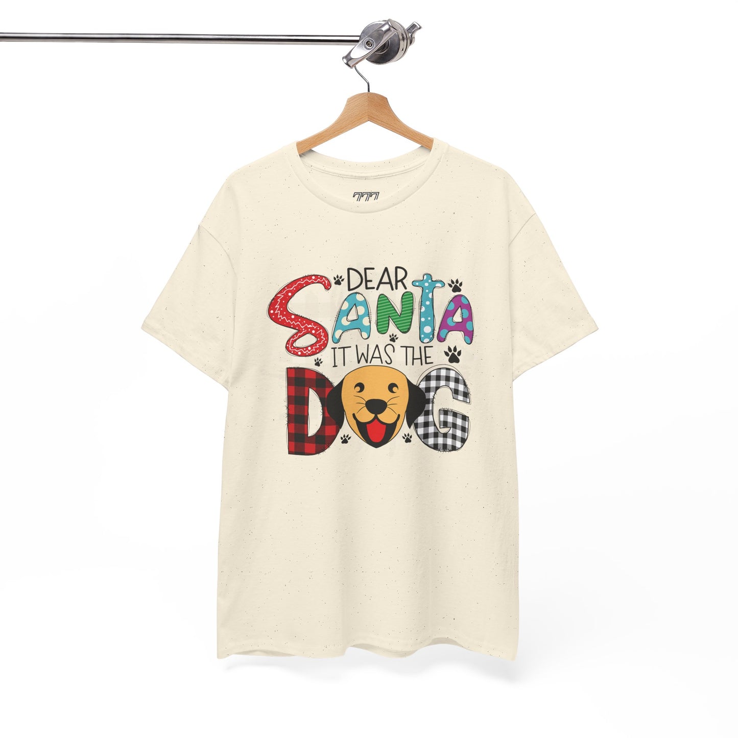 Dear Santa It Was The Dog Christmas T-Shirt – Funny Holiday Dog Lover Tee (Unisex)