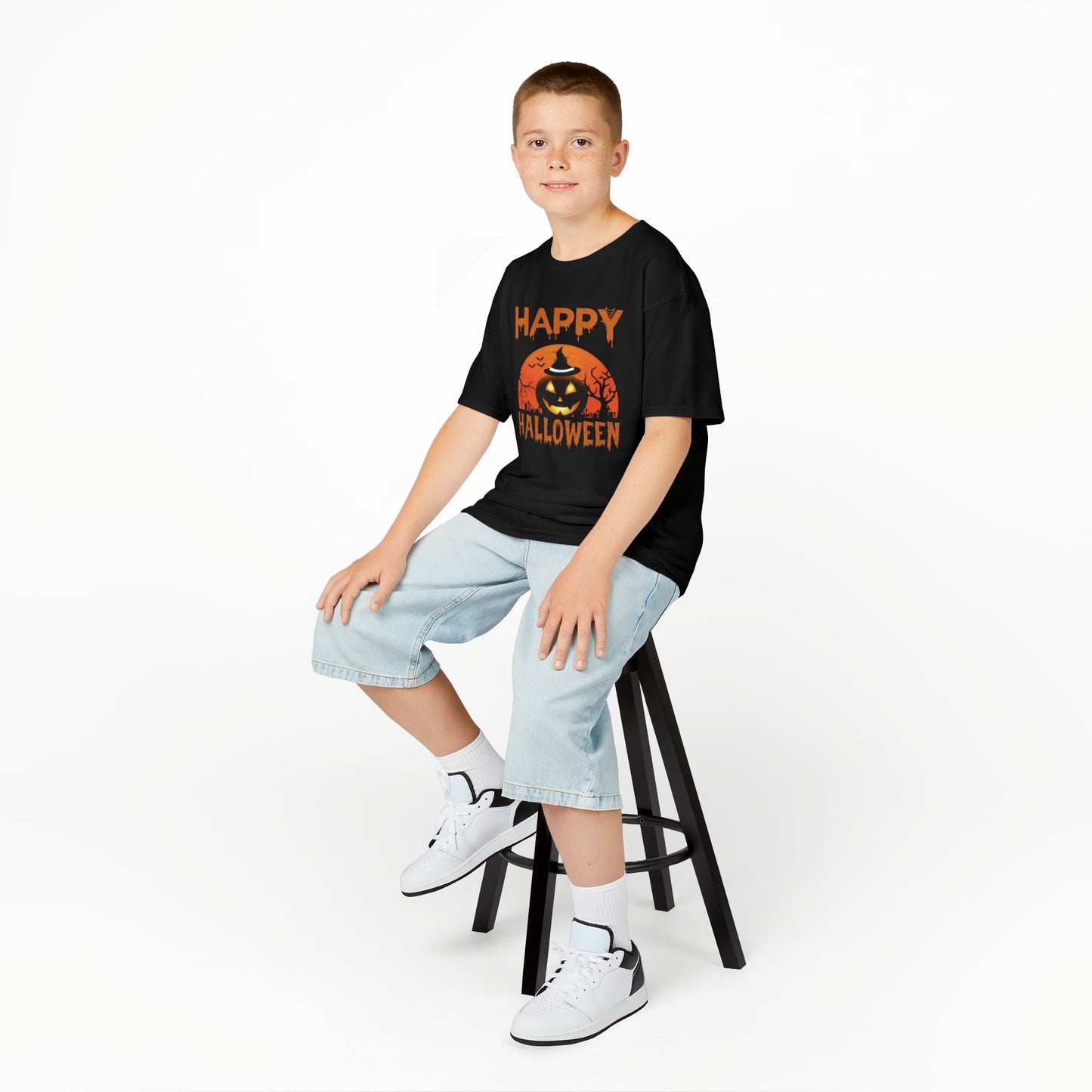 Happy Halloween Kids Heavy Cotton T-Shirt