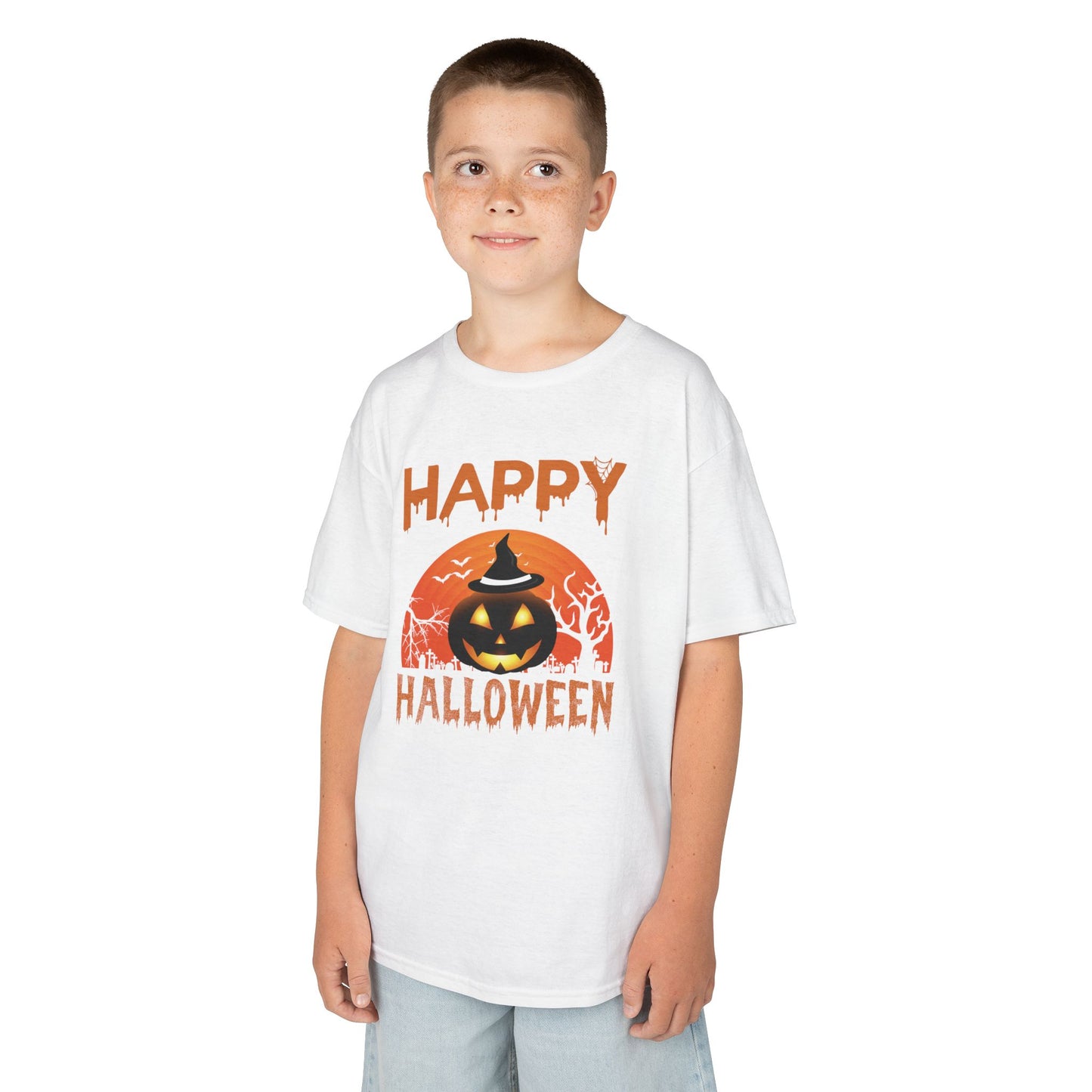 Happy Halloween Kids Heavy Cotton T-Shirt