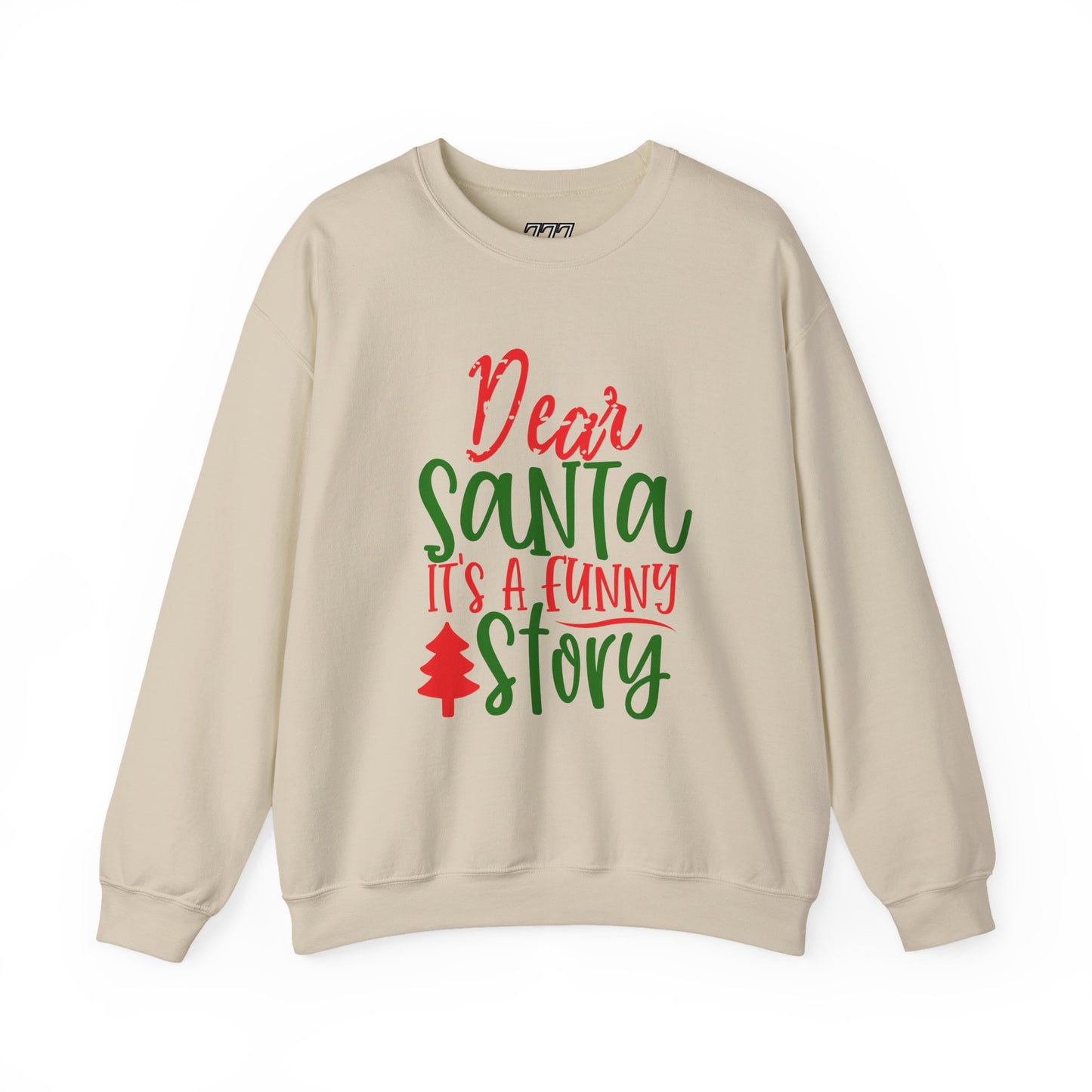 Dear Santa It’s a Long Story Christmas Crewneck – Funny Holiday Sweatshirt (Unisex)