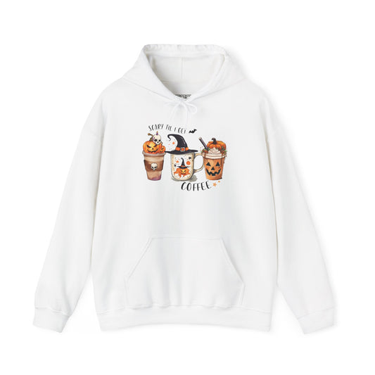 Scary Till I Get My Coffee II Unisex Heavy Blend Hoodie