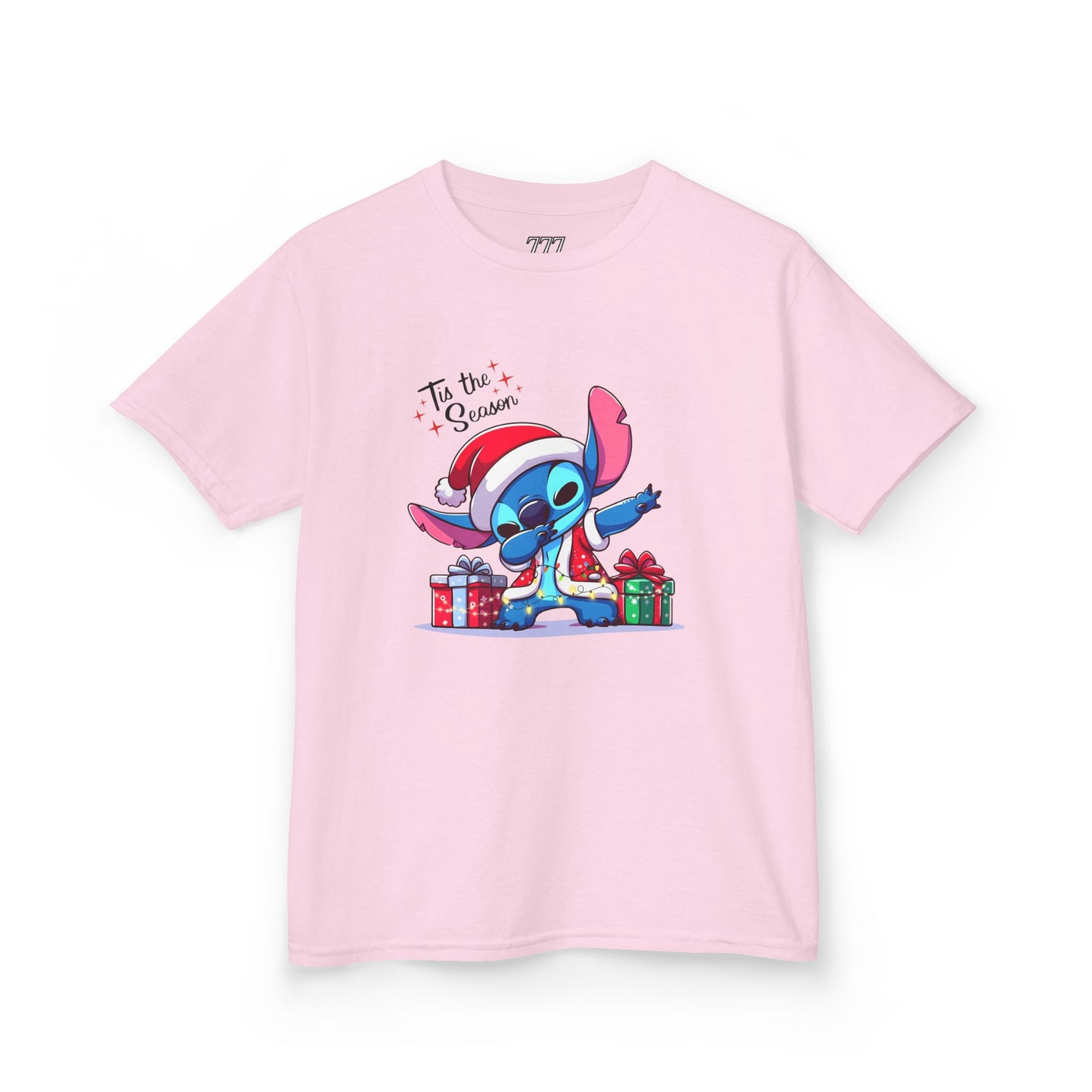 Tis the Season Blue Alien Christmas Kids T-Shirt – Cute Holiday Cartoon Tee