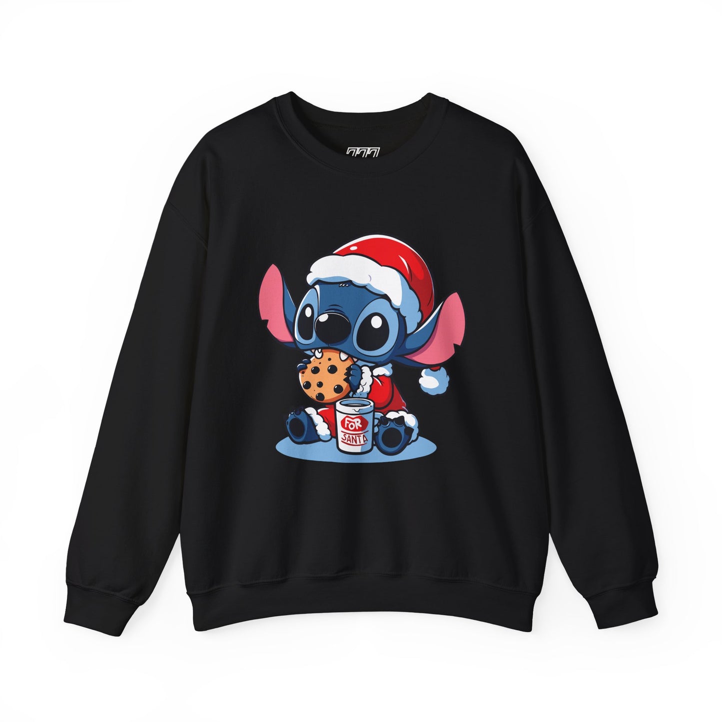 Saint Stitch Christmas Sweatshirt – Cute Holiday Alien Unisex Heavy Blend Crewneck