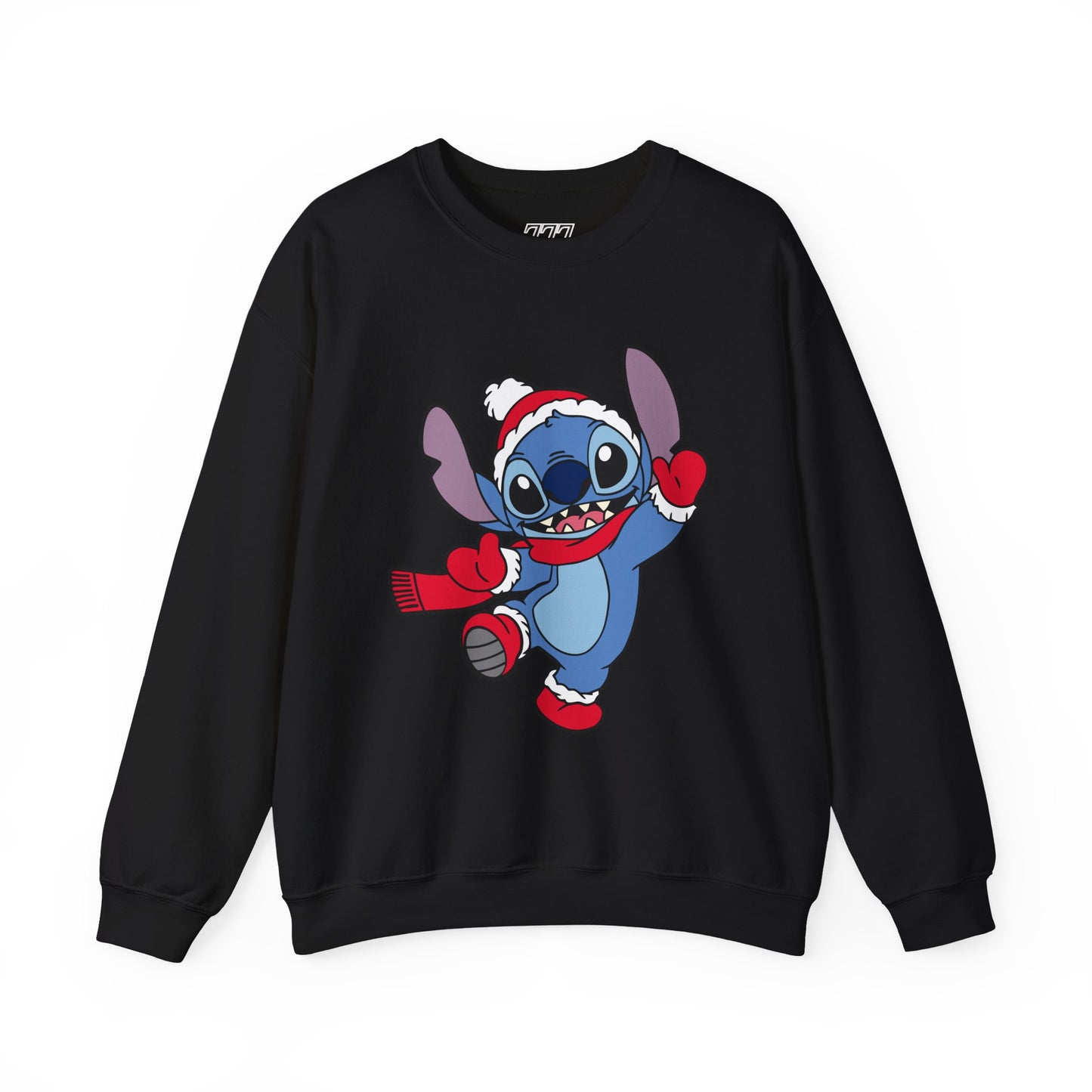 Festive Alien Christmas Crewneck – Cute Blue Alien Holiday Sweatshirt (Unisex)