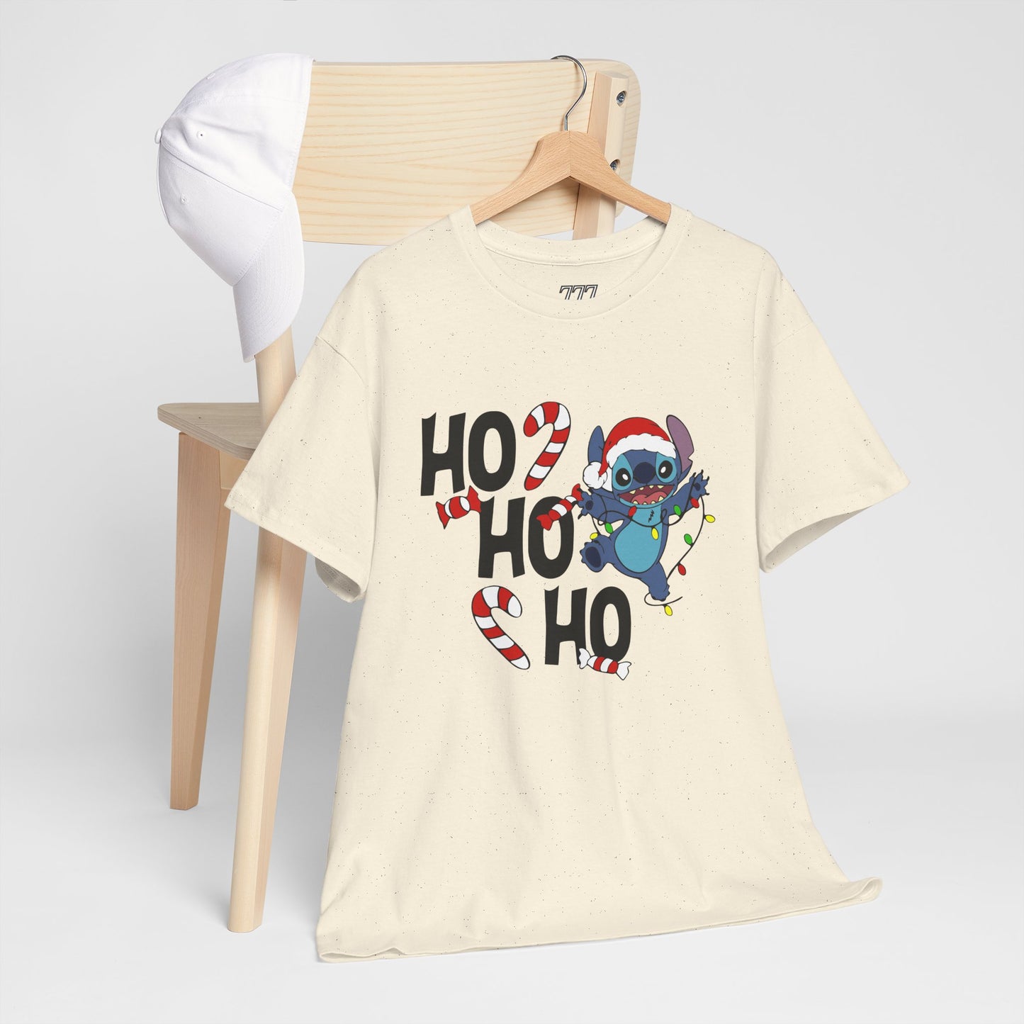Ho Ho Ho Christmas Alien T-Shirt – Festive Unisex Heavy Cotton Holiday Tee