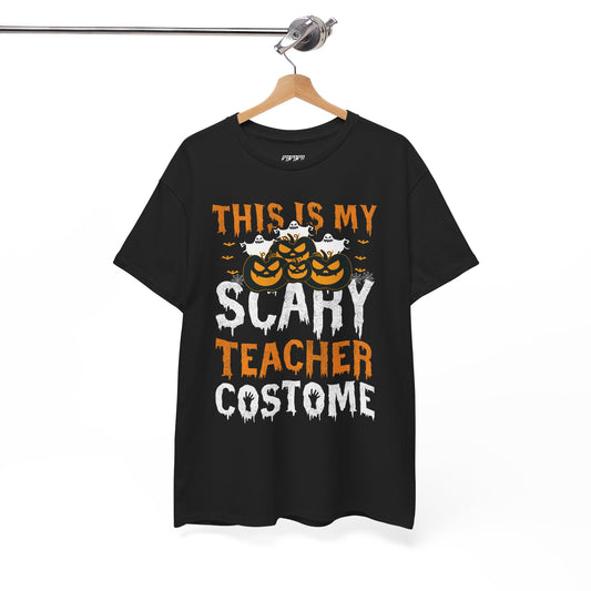 This Is My Scary Teacher Costume Unisex Heavy Cotton T-Shirt