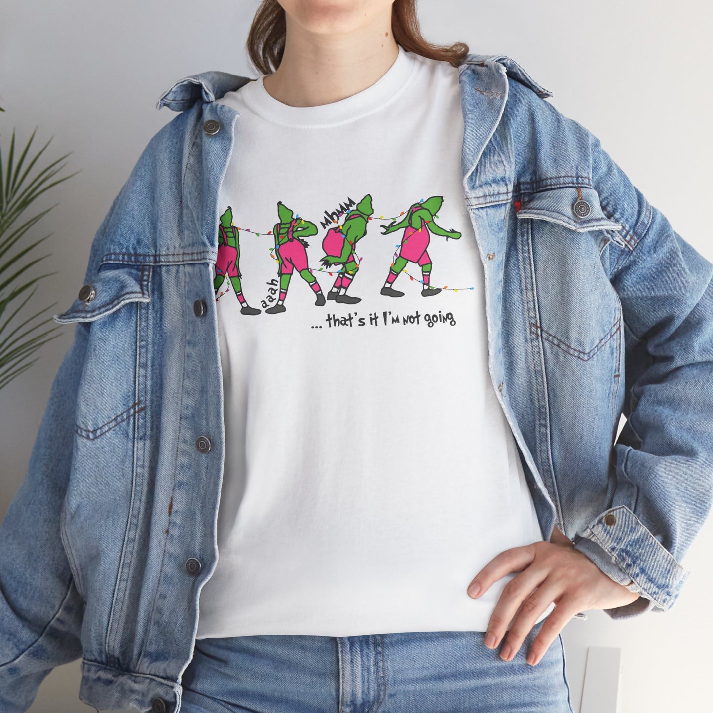 That’s It I’m Not Going Christmas T-Shirt – Funny Grumpy Holiday Tee (Unisex)