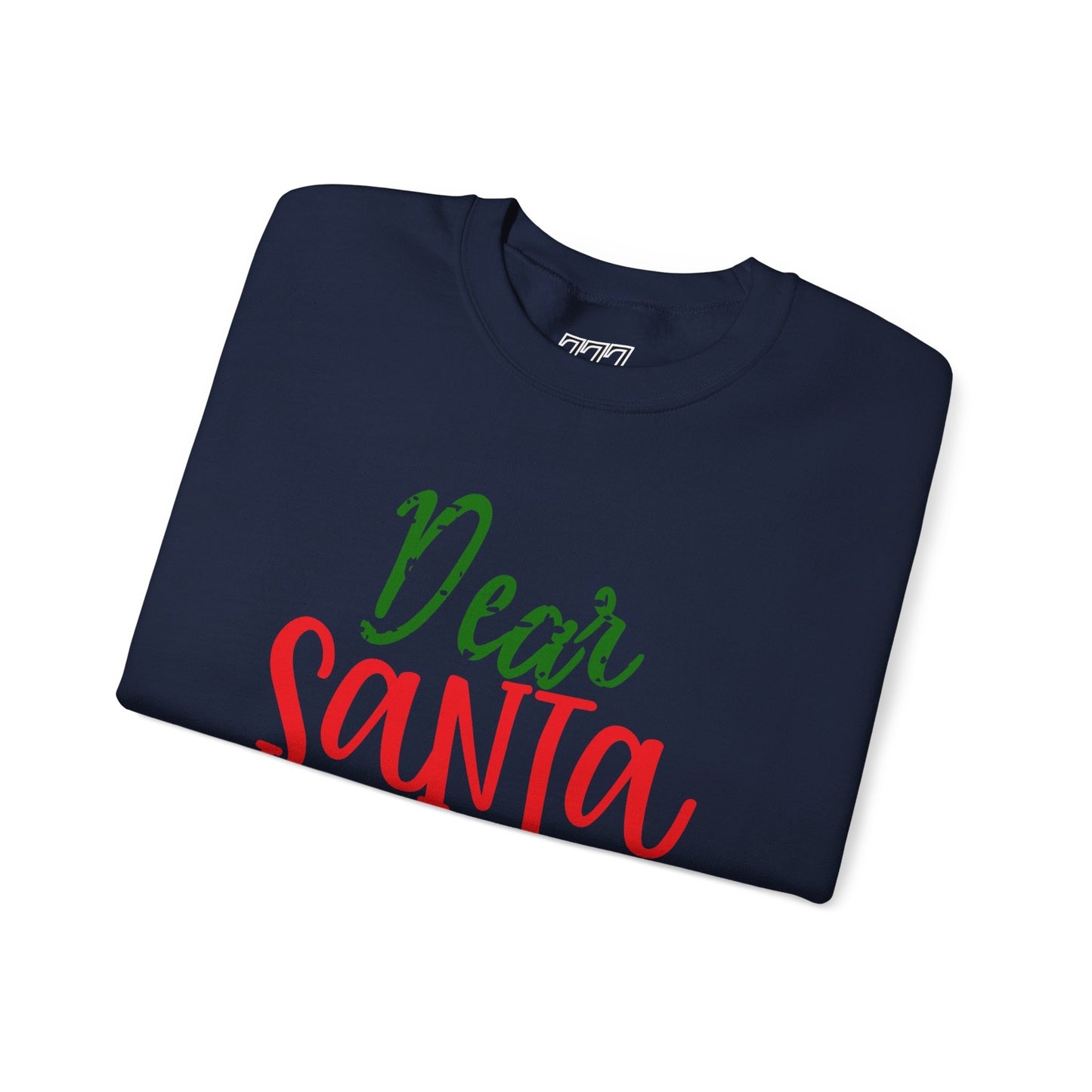 Dear Santa Let Me Explain Sweatshirt – Funny Christmas Unisex Heavy Blend Crewneck