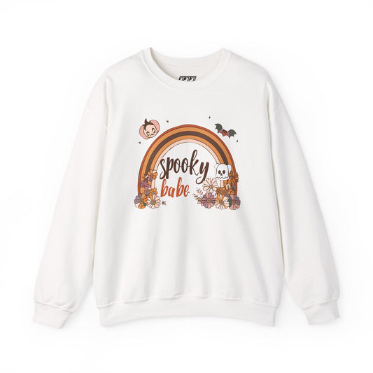 Spooky Babe Unisex Heavy Blend Crewneck Sweatshirt