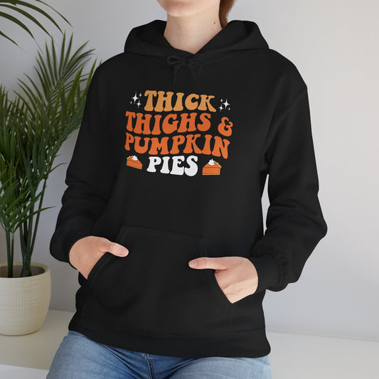 Thick Thighs And Pumpkin Pies Women's Heavy Blend Hoodie