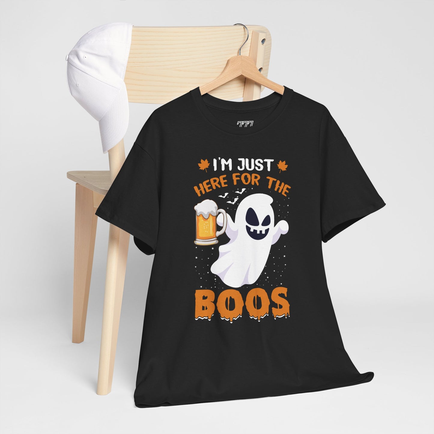 I’m Just Here For The Boos Unisex Heavy Cotton T-Shirt