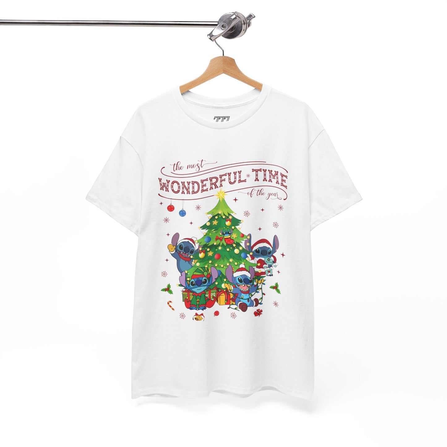 The Most Wonderful Time of the Year Christmas Tee – Cute Holiday Characters Festive Unisex Heavy Cotton T-Shirt
