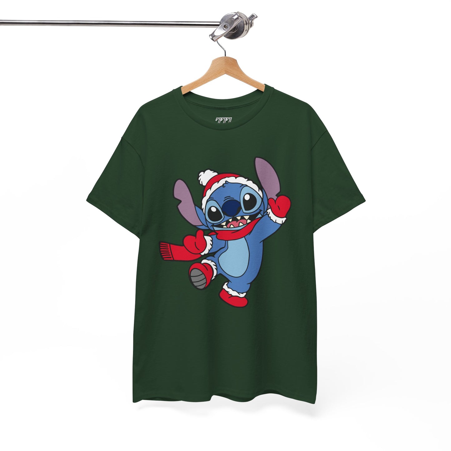 Festive Alien Christmas T-Shirt – Cute Blue Alien Holiday Graphic Tee (Unisex)