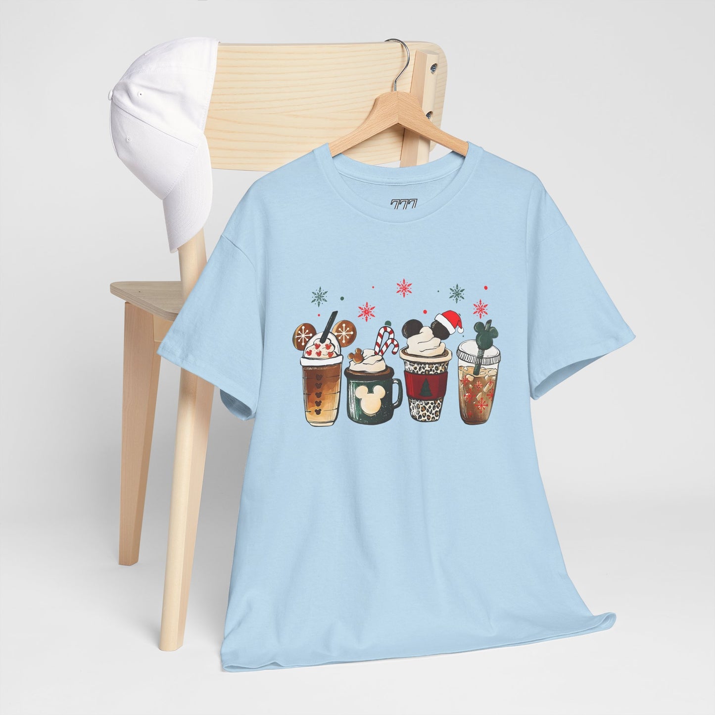 Christmas Coffee Lovers T-Shirt – Cute Holiday Drink Art Tee (Unisex)
