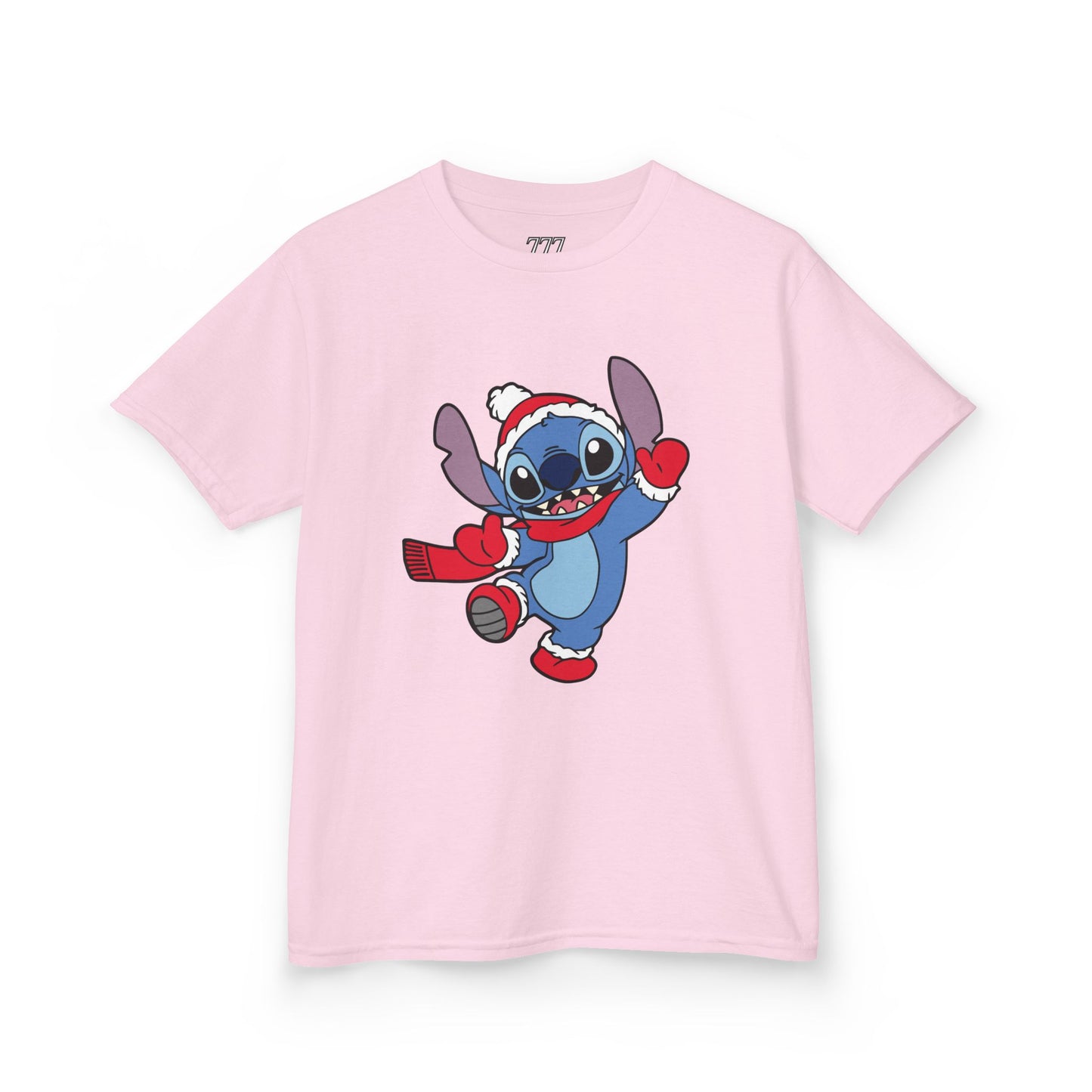Festive Alien Kids Christmas T-Shirt – Cute Blue Alien Holiday Tee for Kids
