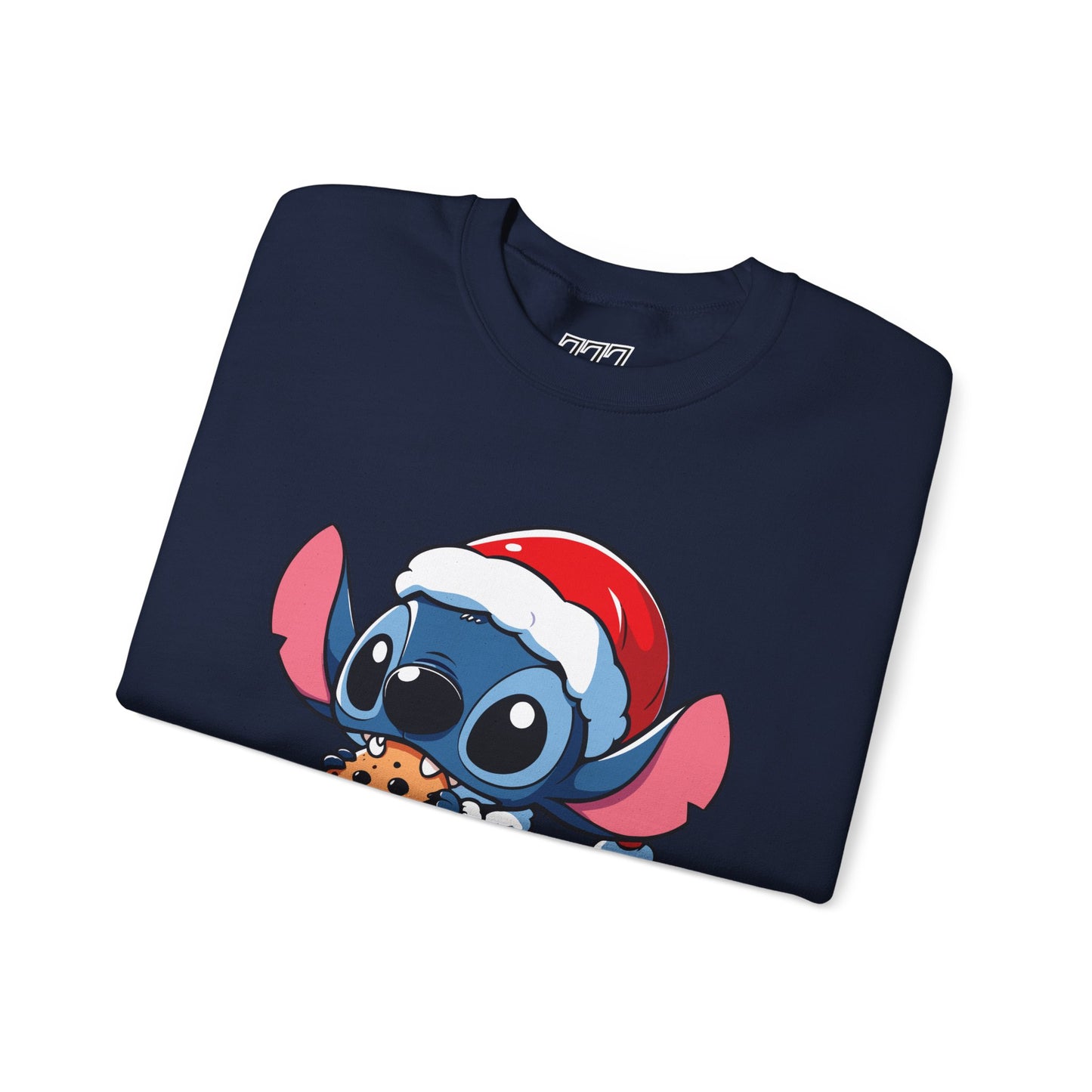 Saint Stitch Christmas Sweatshirt – Cute Holiday Alien Unisex Heavy Blend Crewneck