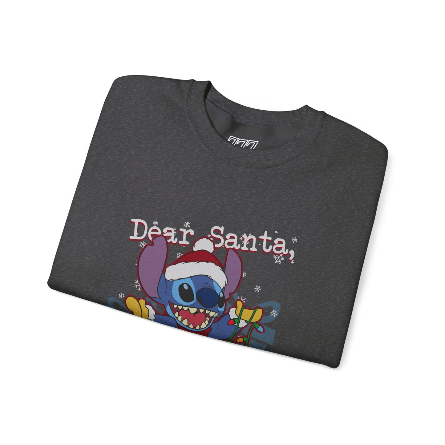 Dear Santa I Can Explain Christmas Sweatshirt – Funny Unisex Heavy Blend Holiday Crewneck