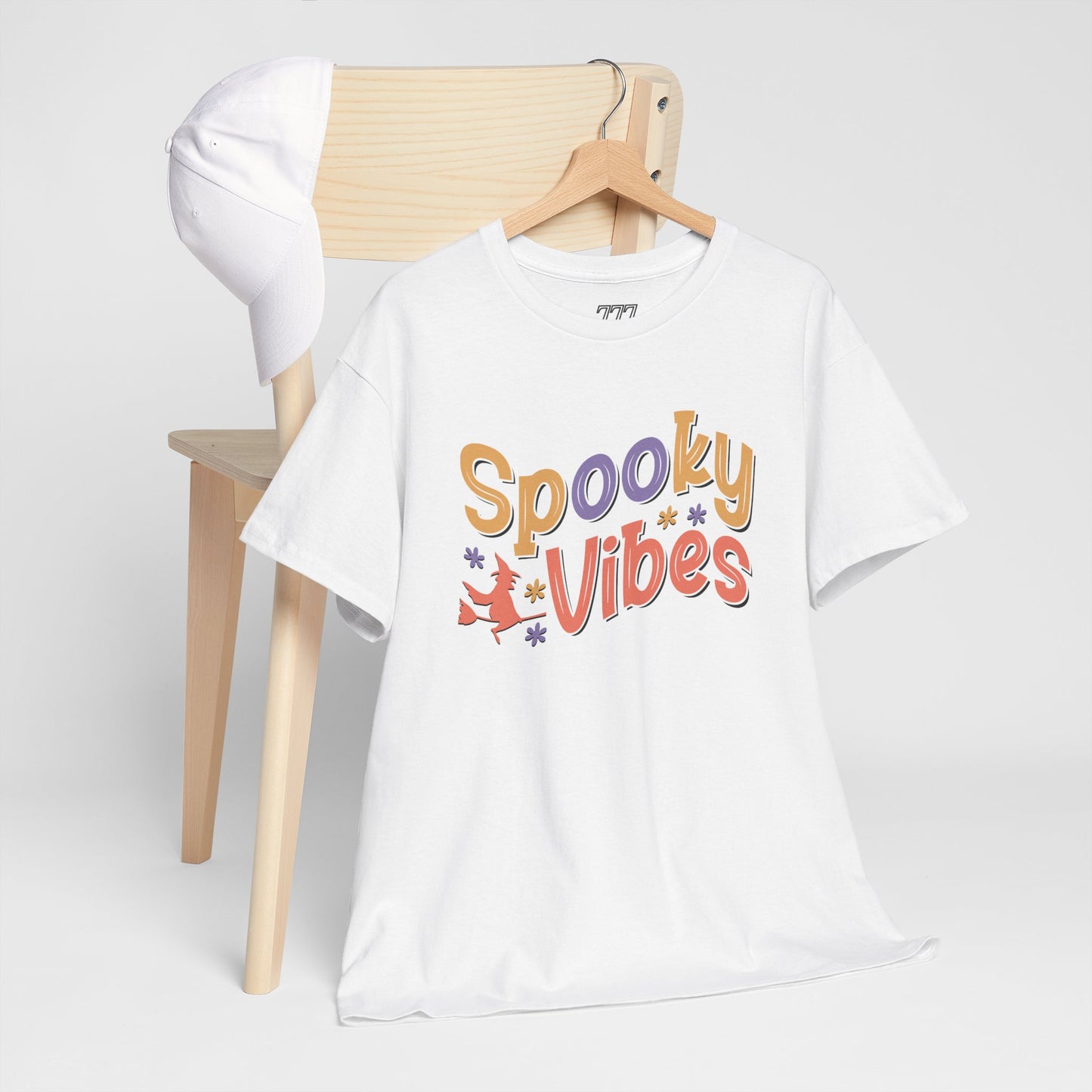Spooky Vibes Unisex Heavy Cotton T-Shirt
