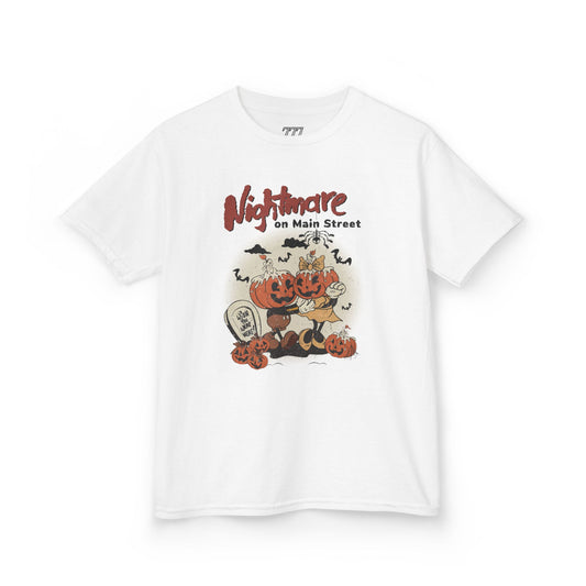 Nightmare On Main Street Kids Heavy Cotton T-Shirt