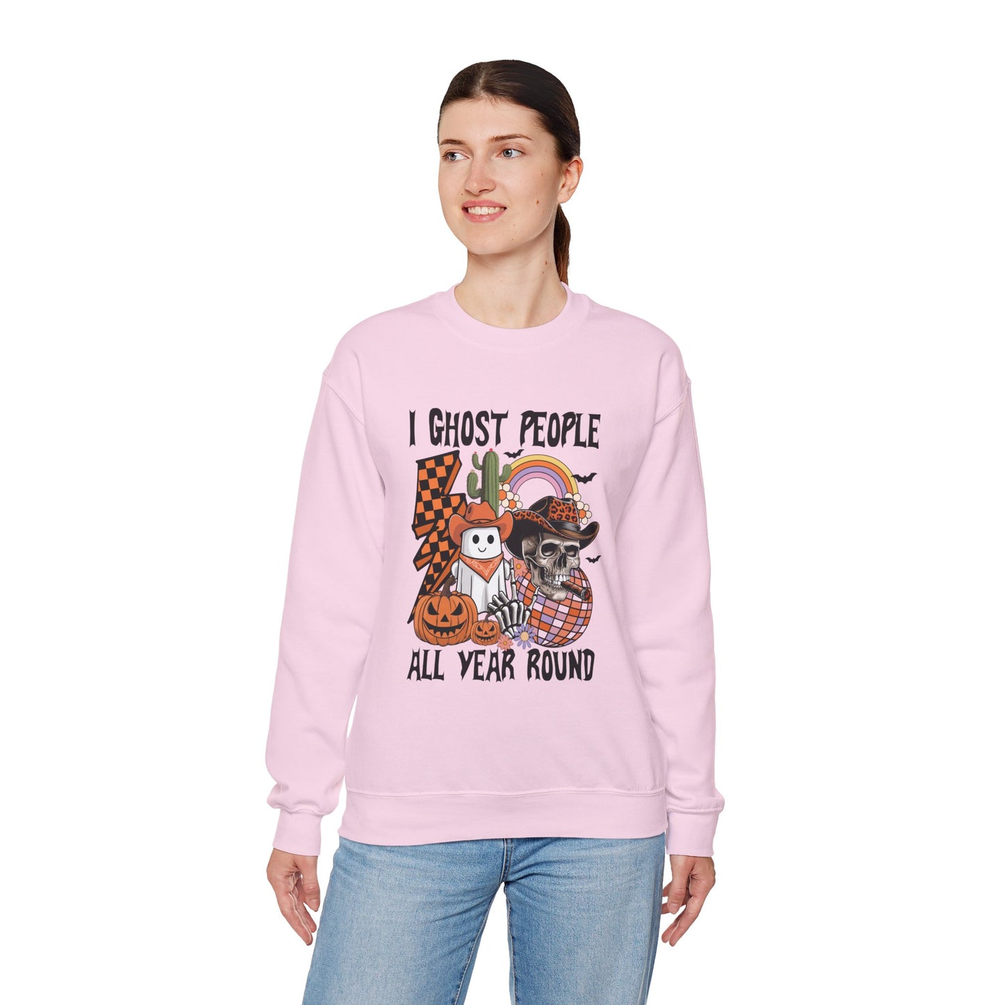 I Ghost People All Year Round Unisex Heavy Blend Crewneck Sweatshirt