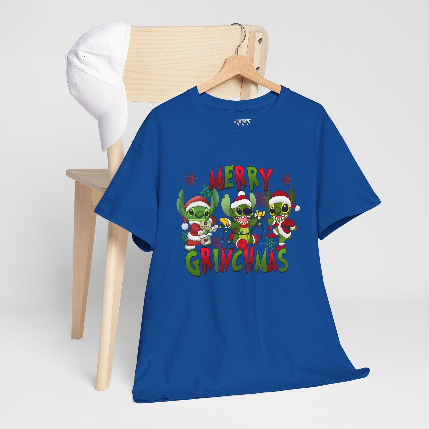 Merry Grinchmas T-Shirt – Funny Christmas Unisex Heavy Cotton Holiday Tee